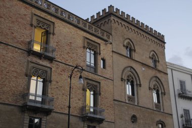 Palermo şehir merkezinde klasik mimari