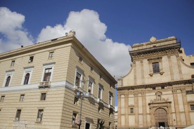 Palermo şehir merkezinde klasik mimari