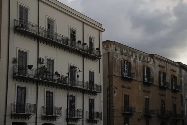 Klasyczna Architektura Centrum Palermo — Zdjęcie stockowe