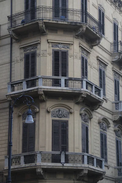 Klasszikus Építészet Palermo Belvárosában — Stock Fotó