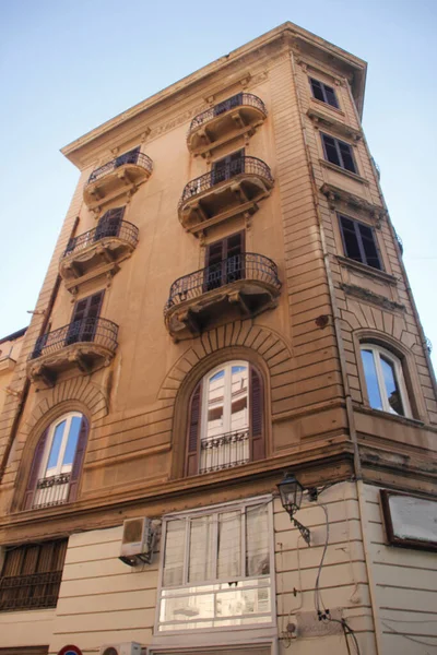 Klasyczna Architektura Centrum Palermo — Zdjęcie stockowe