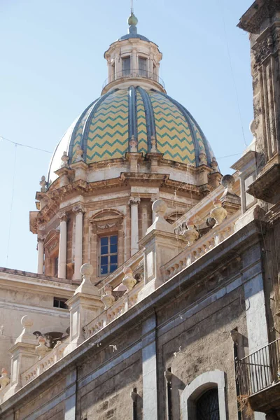 Classic Architecture Downtown Palermo — Stock Photo, Image