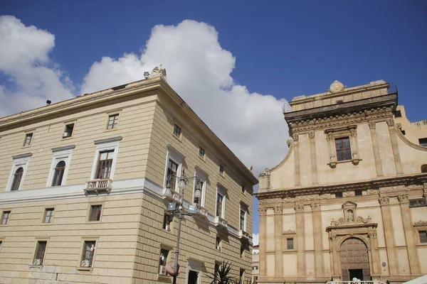 Die Klassische Architektur Der Innenstadt Von Palermo — Stockfoto