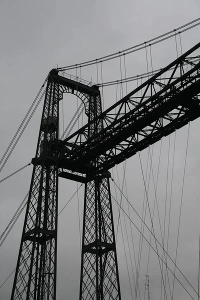 Puente Sobre Estuario Bilbao — Foto de Stock