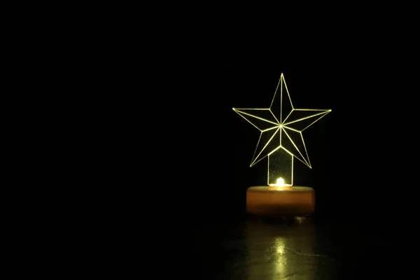 Світлодіодні Вогні Вулиці Під Час Різдва — стокове фото