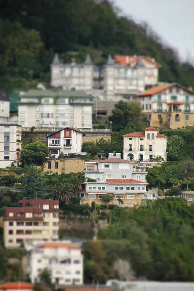 Architektura Městě San Sebastian Španělsko — Stock fotografie