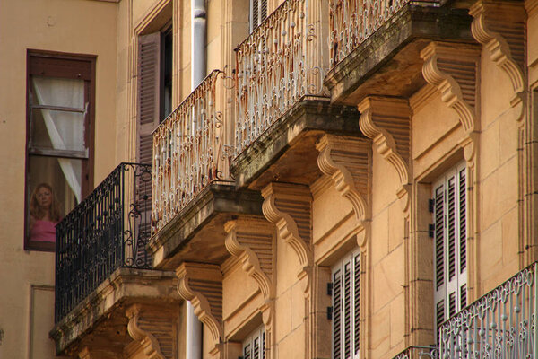 Architecture in the city of San Sebastian, Spain