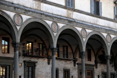 Floransa 'nın eski bir kasabasındaki mimar mirası.