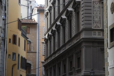 Floransa 'nın eski bir kasabasındaki mimar mirası.