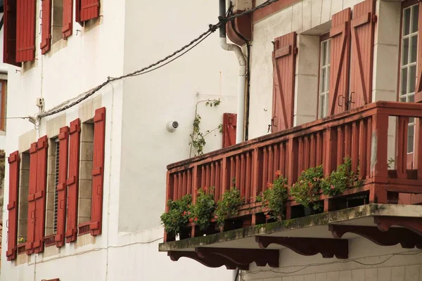 Casa Tradicional Basca Saint Jean Luz — Fotografia de Stock