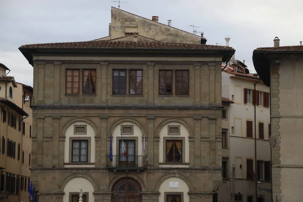 Architektonisches Erbe Der Altstadt Von Florenz — Stockfoto