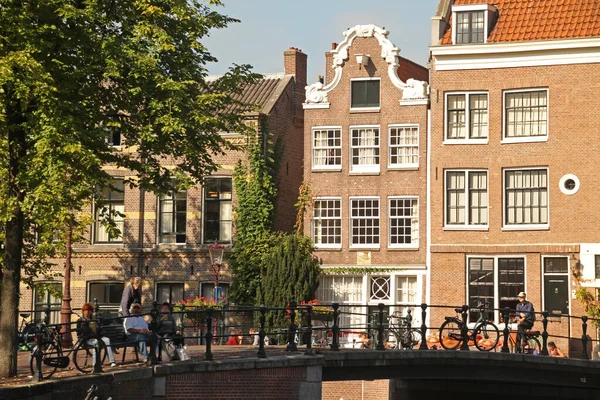 Architektura Amsterdamu Nizozemsko — Stock fotografie