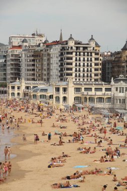 San Sebastian şehrinde şehir manzarası