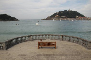 San Sebastian şehrinde şehir manzarası