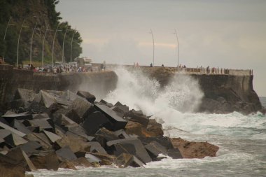 San Sebastian şehrinde şehir manzarası