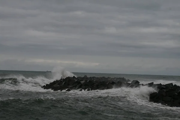 Vue Sur Mer Depuis Rivage — Photo