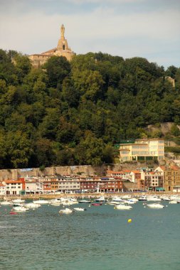 San Sebastian şehrinin manzarası