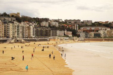 San Sebastian şehrinin manzarası