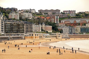 San Sebastian şehrinin manzarası