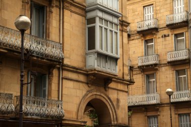 San Sebastian şehrinin manzarası