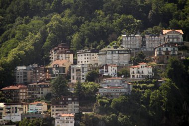 San Sebastian şehrinin manzarası