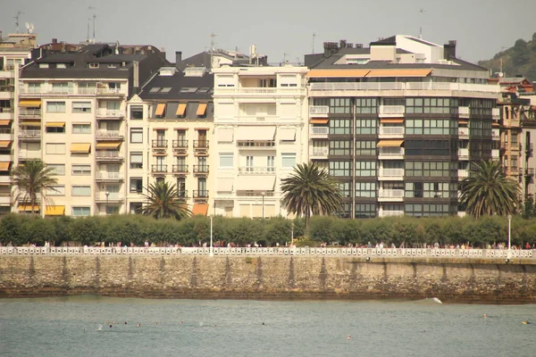 Blick Auf Die Stadt San Sebastian — Stockfoto