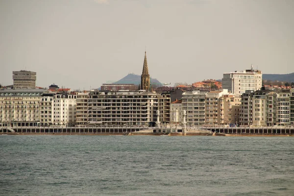 Pohled Město San Sebastian — Stock fotografie