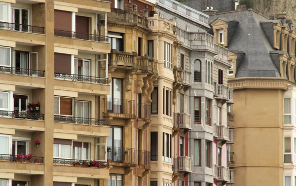 Vista Cidade San Sebastian — Fotografia de Stock