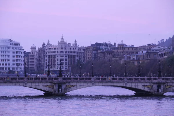 圣塞巴斯蒂安市的风景 — 图库照片