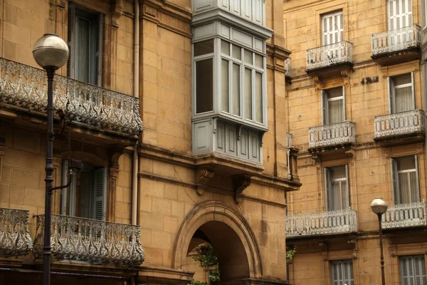 San Sebastian şehrinin manzarası