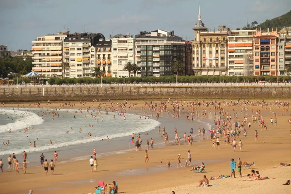 San Sebastian şehrinin manzarası