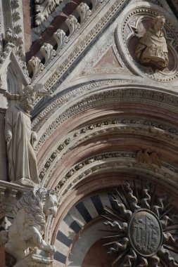 İtalya 'nın Sienna kentindeki sanat mirası.