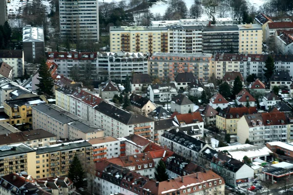 Munich Dans Une Journée Hiver — Photo