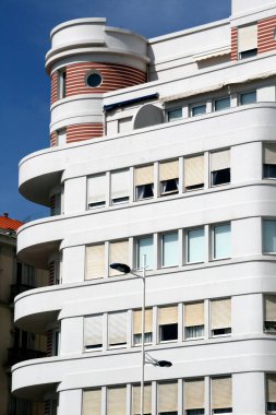 Santander şehir merkezinde bir bina.