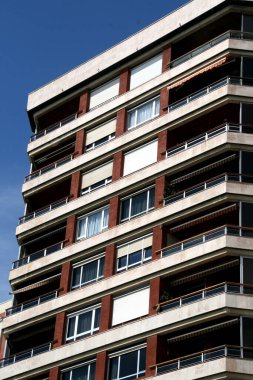 Santander şehir merkezinde bir bina.