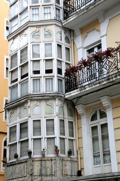 Building Downtown Santander — Stock Photo, Image