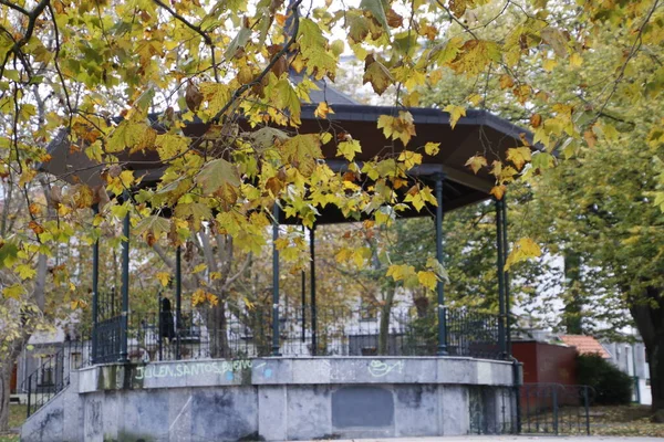 Herbst Stadtpark — Stockfoto
