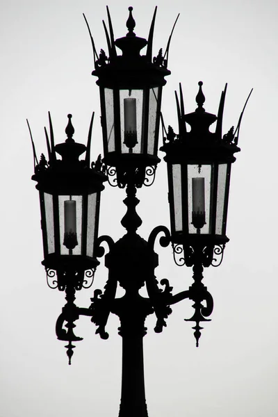 Lantern Městském Prostředí — Stock fotografie