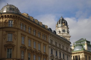 Viyana şehir merkezinde mimar mirası.