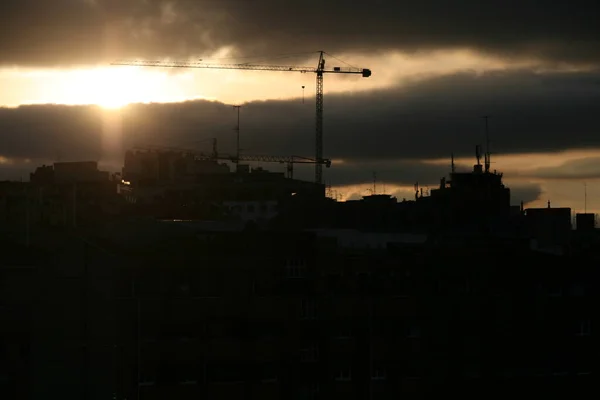 Crepúsculo Céu Nublado — Fotografia de Stock