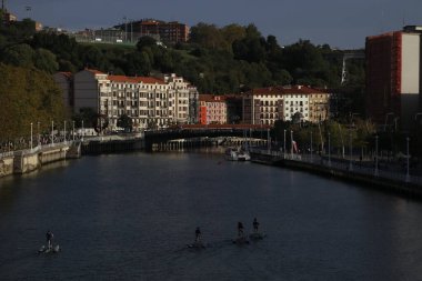 Bilbao şehrinin mimarisi.