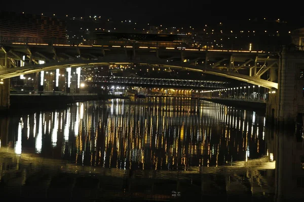 Most Městě Bilbao — Stock fotografie