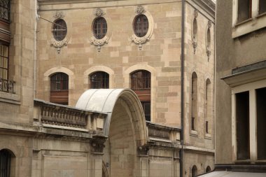 İsviçre Cenevre şehir merkezinde mimarlık