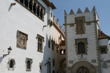 İspanya 'nın Sitges köyü manzarası