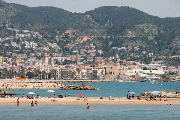 View Village Sitges Spain — Stock Photo, Image