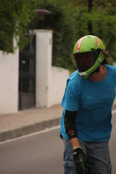 Patinage Dans Rue — Photo