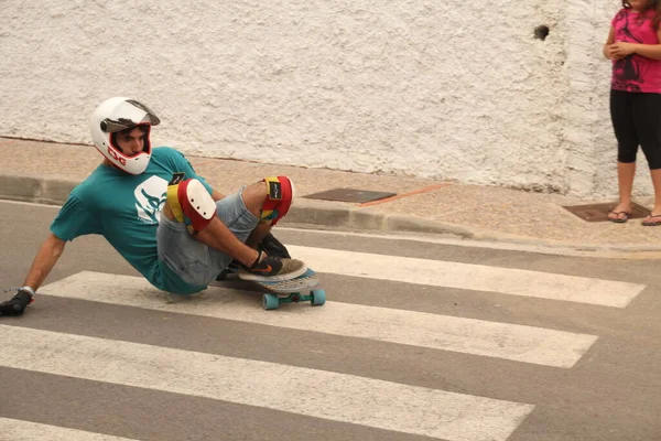 Patinage Dans Rue — Photo