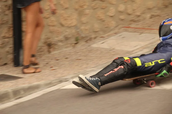 Patinage Dans Rue — Photo