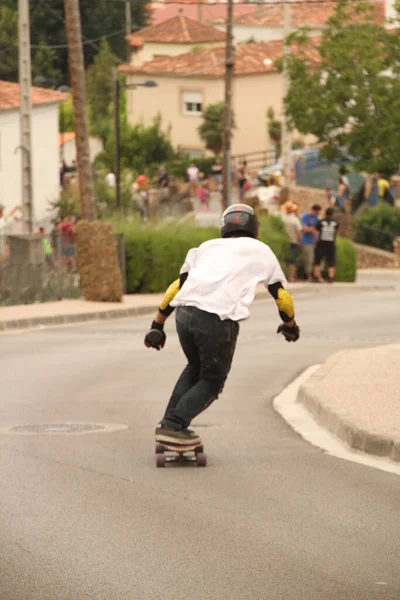 Patinage Dans Rue — Photo