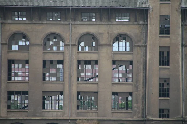 Abandoned Factory Estuary Bilbao — Stock Photo, Image